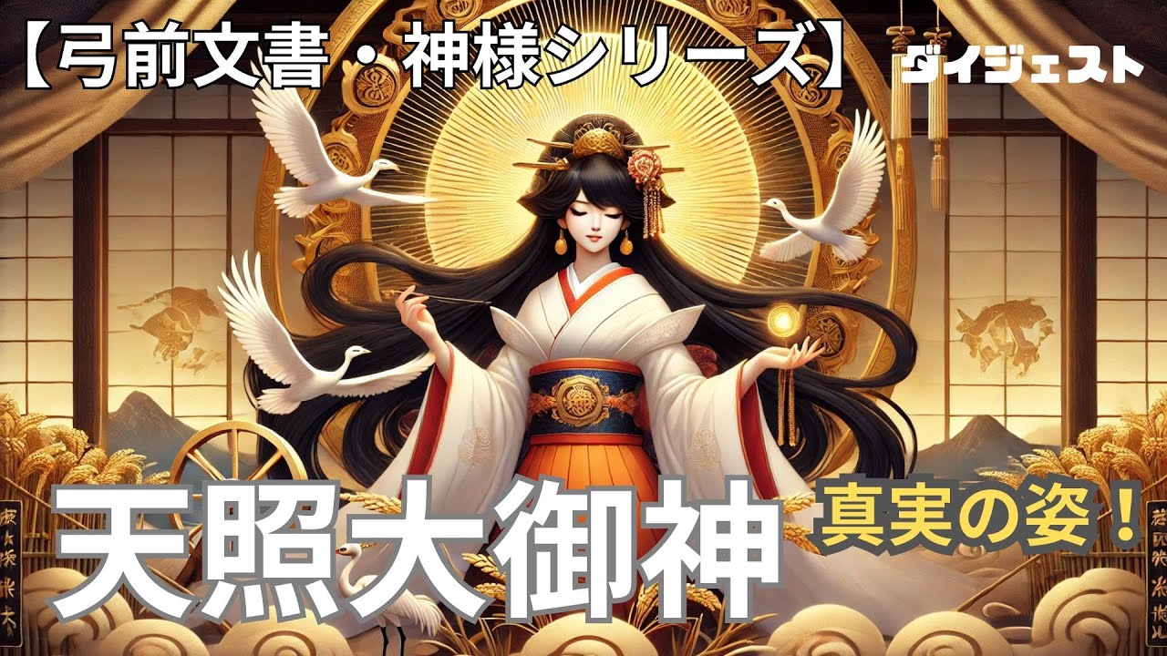 【弓前文書・神様シリーズ】ダイジェスト版。天照大御神〜弓前文書からみた「あまてらすおおみかみ」の真実の姿。コンテンツの最初の15分を紹介してい ...