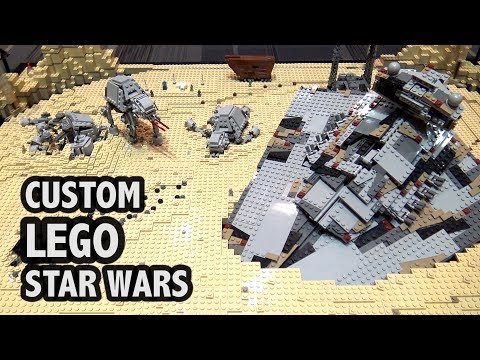 LEGO Jakku with Motorized Ships (Star Wars)