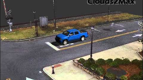 Composited Vehicle on top of Laser Scan