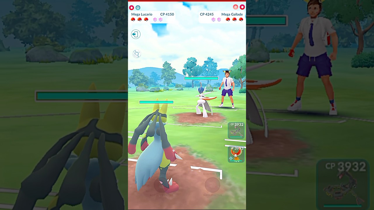 ✨️Мега Галлейд против✨️Мега Лукарио PVP-битва 