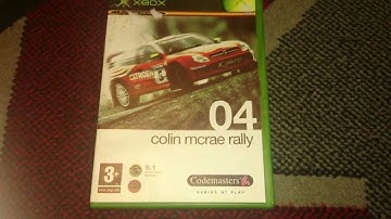 Nostalgamer Unboxes Colin Mcrae Rally 04 On Microsoft Xbox UK PAL System Version
