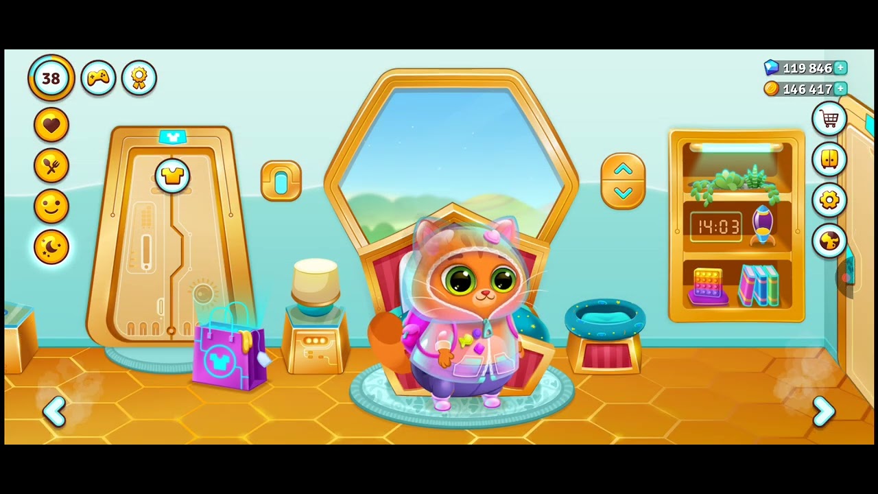 суровый котик Бубу #25 котик Бубу и розовый виноград 