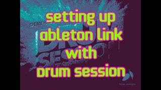 DRUM SESSION Tutorial - How To Set Up And Use Ableton LINK