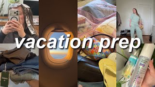 the ultimate TRAVEL PREP ✈️ | beauty appointments, pack & prep, house reset, halara try on! 