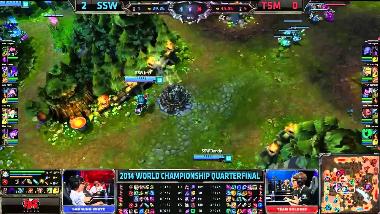 SSW vs TSM   S4WC Quarterfinals, Game 3   Season 4 Worlds   Samsung White vs Team SoloMid
