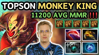 🔥 TOPSON MONKEY KING Midlane Gameplay 11K MMR 🔥 Signature Hero Grandmaster Tier TOPSON - Dota 2