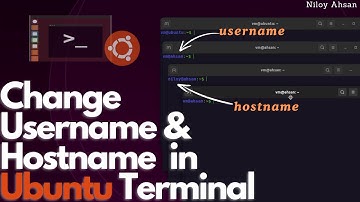 How to Change Hostname and Username in Ubuntu Terminal || Ubuntu 22.4 || #ubuntu #ubuntututorial