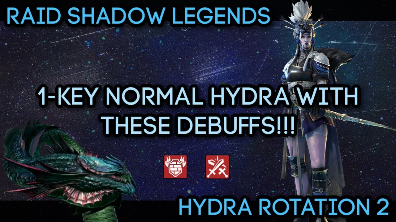 HYDRA CLAN BOSS - EASY 1-KEY NORMAL ROTATION 2 | BLOCK BUFFS - HP BURN - ATTACK DOWN + VIABLE RARES