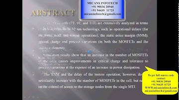 On the Nonvolatile Performance of  Flip-Flop SRAMCells With a Single MTJ
