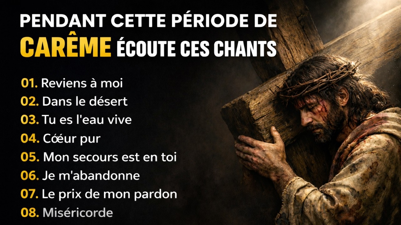 PENDANT CETTE PÉRIODE DE CARÊME ÉCOUTE CES CHANTS