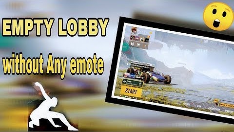 HOW TO GET EMPTY LOBBY WITHOUT ANY EMOTE / FIRST VOICEOVER VIDEO ♥️