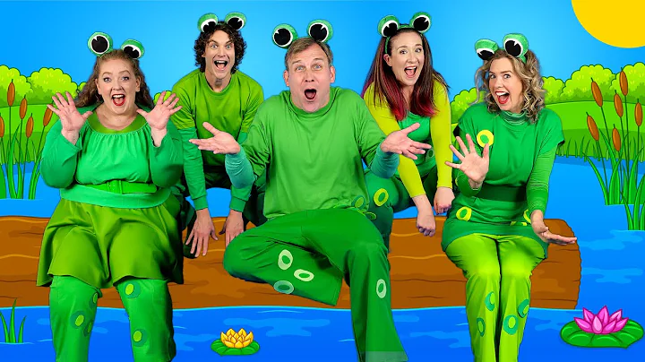 Five Little Speckled Frogs 🐸 Kids Nursery Rhymes