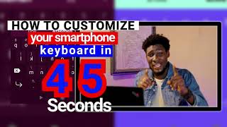 How to Change or Customize Your Smartphone Keyboard theme by using your picture or lover's picture. screenshot 4