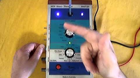 Midi Wave Theremin 3.0 The Piano mode