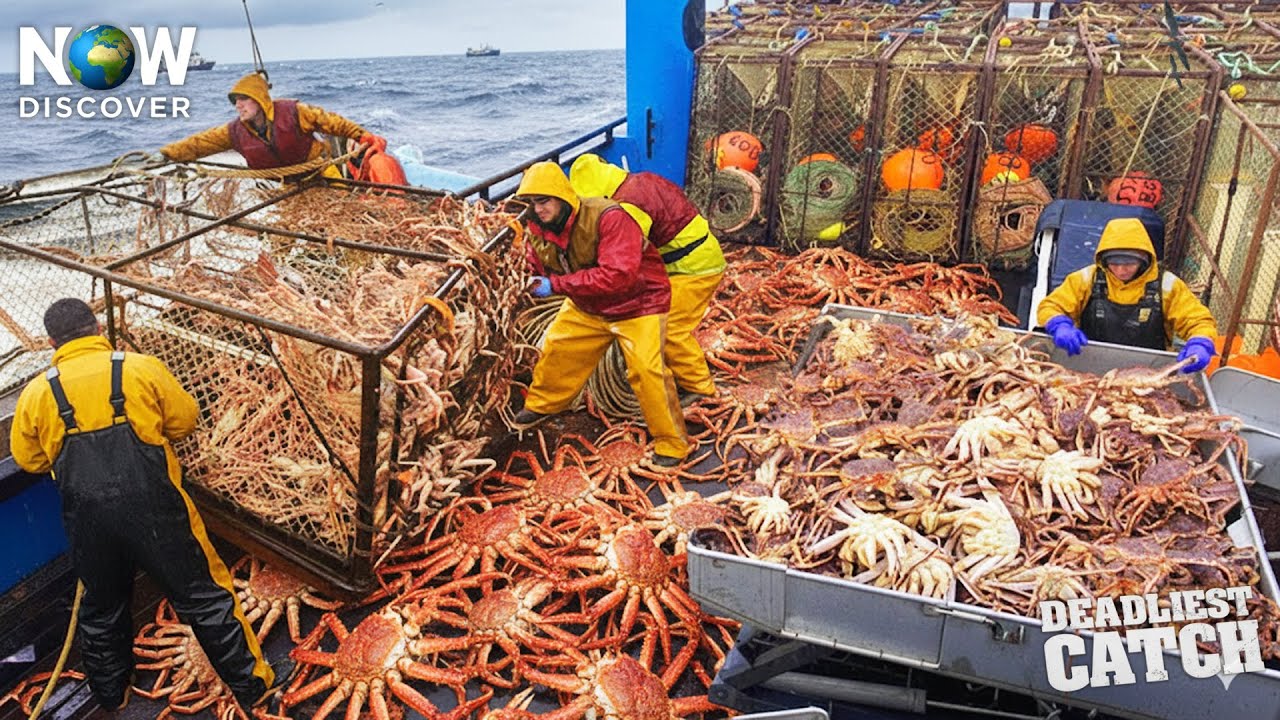 Fishing Documentary | How Harvesting 300,000 lbs of King Crab Earns $5 Million in Just 7 Days.