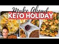 MAKE AHEAD KETO THANKSGIVING RECIPES | What's For Keto Dinner