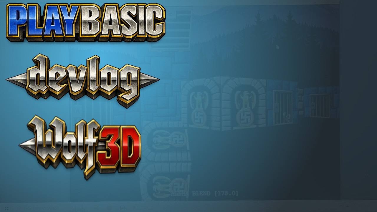 PlayBASIC Devlog - Testing Wolf3D with generic strip rendering - YouTube