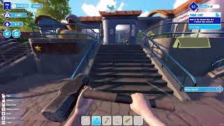 First decorations and paint! - THE AQUEDUCT - Part 03 Waterpark Simulator Early Access