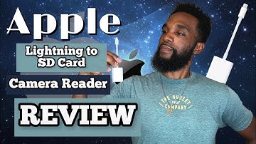 Apple Lightning to SD Card Camera Reader Review + Demo