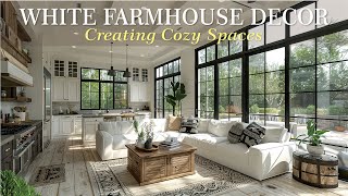 Embracing Timeless Elegance : InteriorExterior Decor Ideas for the White Farmhouse