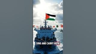 Flags of Sumud — A tribute to the Global Sumud Flotilla 🛥️🇵🇸 #gaza #palestine