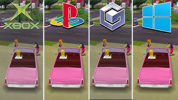 The Simpsons Hit & Run (2003) Xbox vs PS2 vs GameCube vs PC (Which One is Better?)