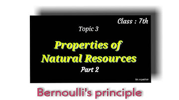 Class 7, Chapter 3, Properties of natural resources, Unit - Properties of air part 2