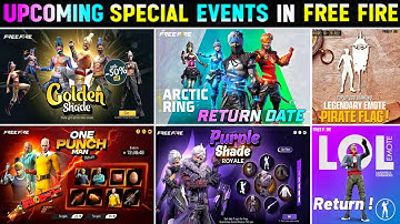 Golden Shade Bundle Return 😍🥳| Purple Shade Bundle Return | Free Fire New Event | FF New Event