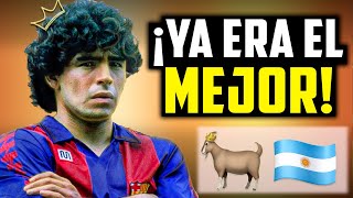 Maradona YA ERA el MEJOR 🐐🇦🇷 en Barcelona...