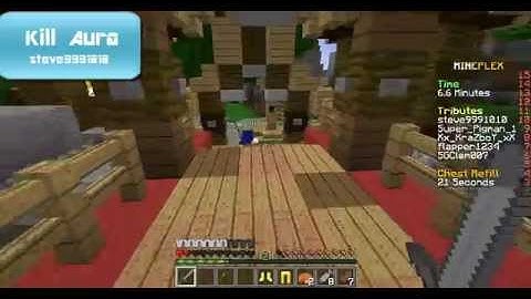 Kill Aura Hacks "steve9991010" (Mineplex - Survival Games)
