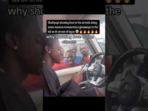 Shallipopi Showing Love To The Streets Doing Some Massive Transactions Giveaways To The Kid On Th St