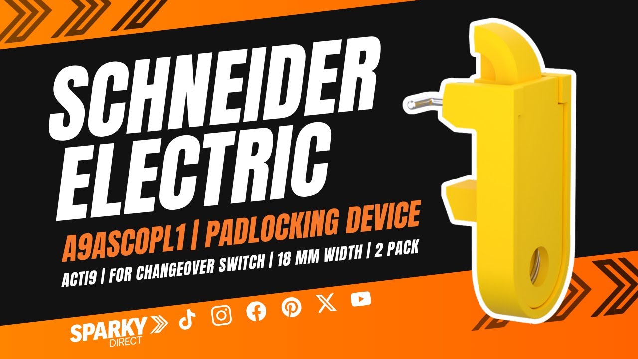 Schneider Electric A9ASCOPL1 | Устройство для навесного замка | Acti9 | для переключателя, ширина...