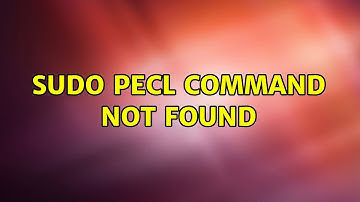Ubuntu: sudo pecl command not found (2 Solutions!!)