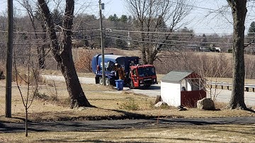 2 Willimantic Paper Waste Garbage Trucks In Tolland CT On My Block