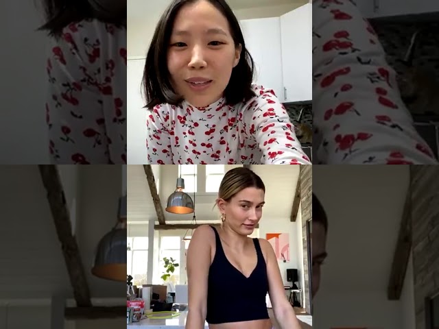 Hailey Rhode Bieber live stream April 20, 2020