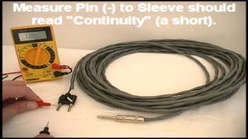 How to Test Speaker Cables, Easy Audio Technical Information