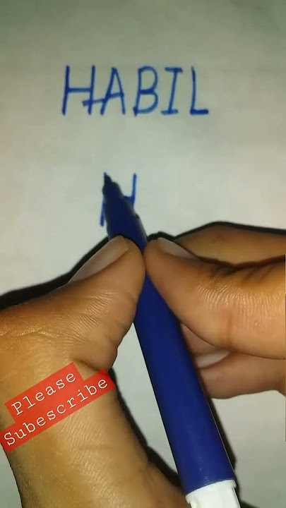 Habil name logo design #logodesign#logo#name#habil#viral#trending#shorts#youtubeshorts