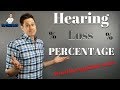 Percentage of hearing loss  why your word recogniton score wrs is critical