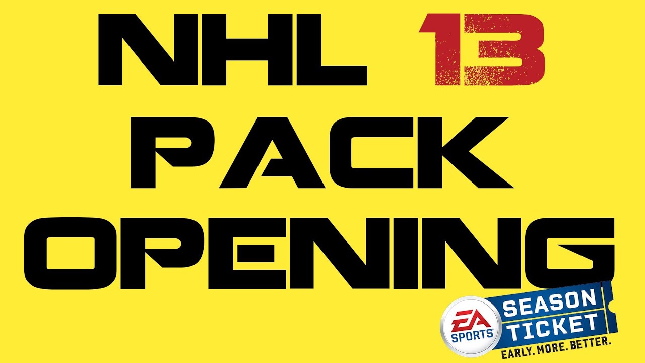 NHL 13: My Hockey Ultimate team Ep.16 | Opening Packs | HUT
