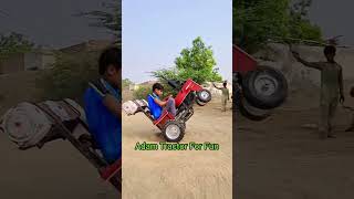 Homemade Mini Mahindra Tractor Stunt Adam Tractor For Fun