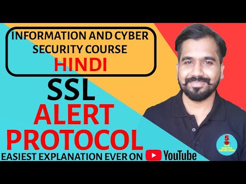 SSL Alert Protocol ll Information and Cyber Security Course Explained in Hindi