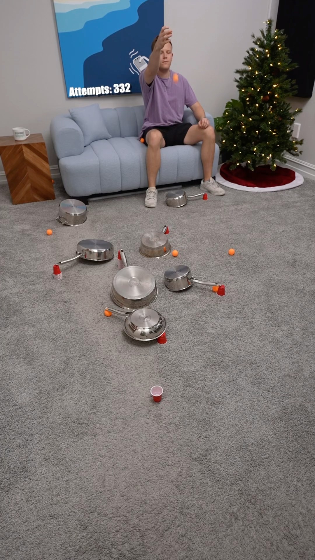 Ping Pong Trick Shot! ??