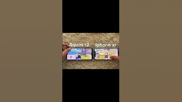 Sharp aquos r2 vs iphone xr #pubgtest #iphonexr #aquosr2pubgtest