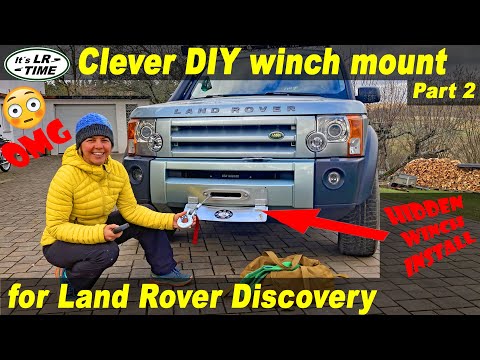 Land Rover – very Clever DIY winch mount – Part 2 of 2