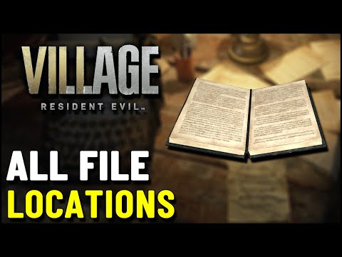 Resident Evil 8 Village ALL FILE LOCATIONS (Bookworm Trophy Guide)