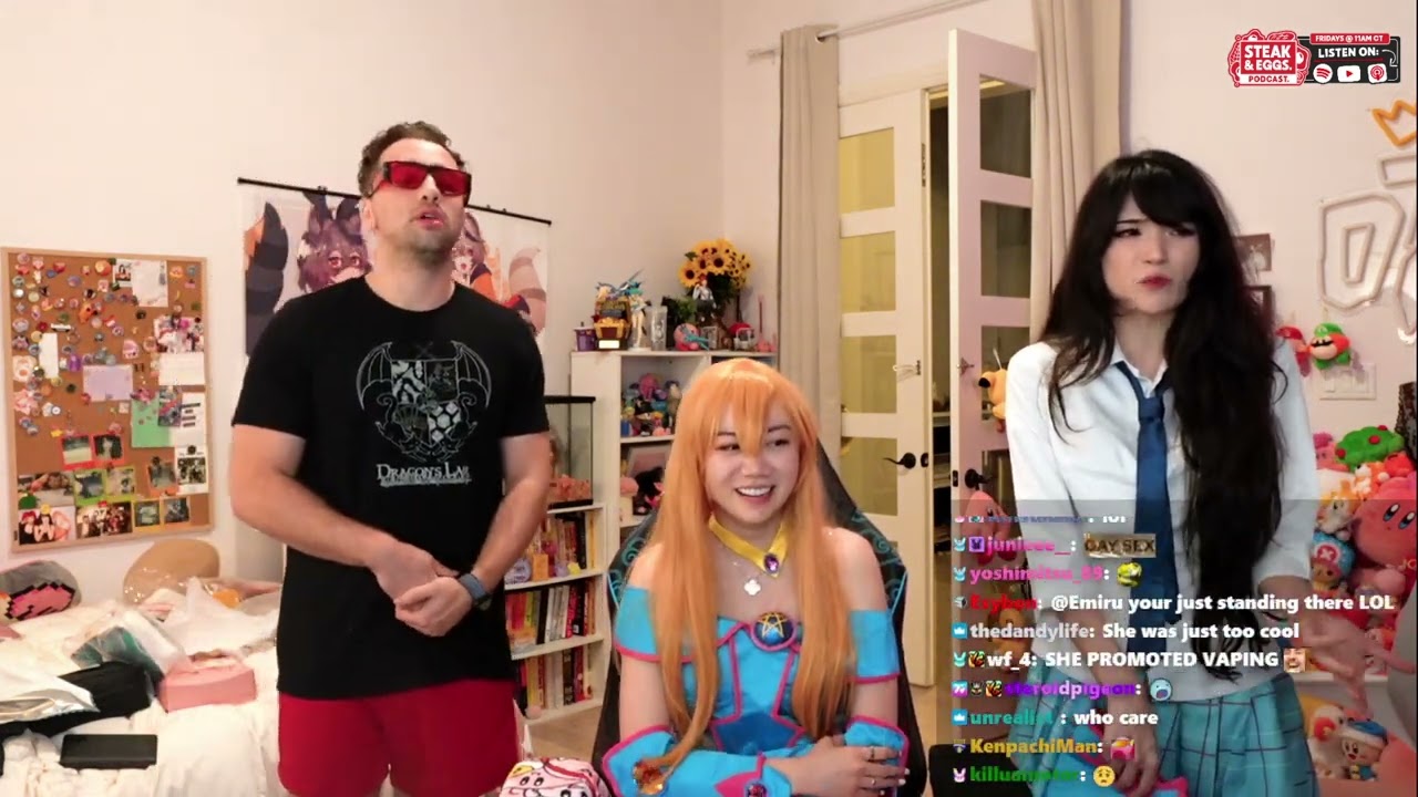 Miz Takes Over Emi's Stream for 15 Minutes | Featuring FanFan & Emiru