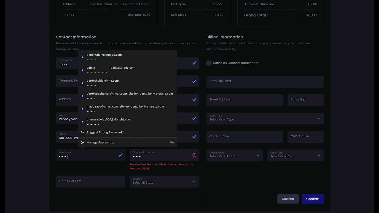 Renting at Berks Storage Online YouTube