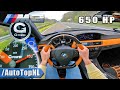 650HP BMW M3 E92 G-POWER on AUTOBAHN [NO SPEED LIMIT] by AutoTopNL