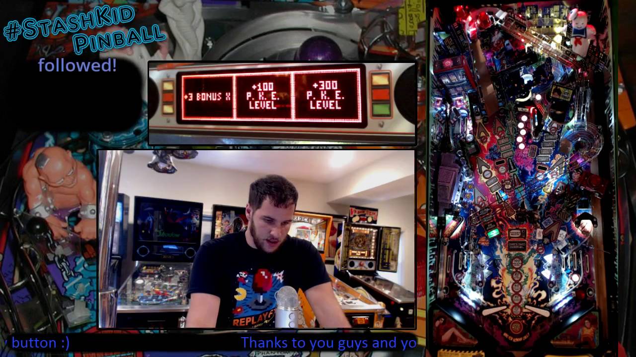 GhostBusters LE Pinball Game Play with Stashkid