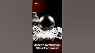 A crystal clear beauty… crushed into shards #asmr #supercars #car #diecast #shorts #crush #crystals